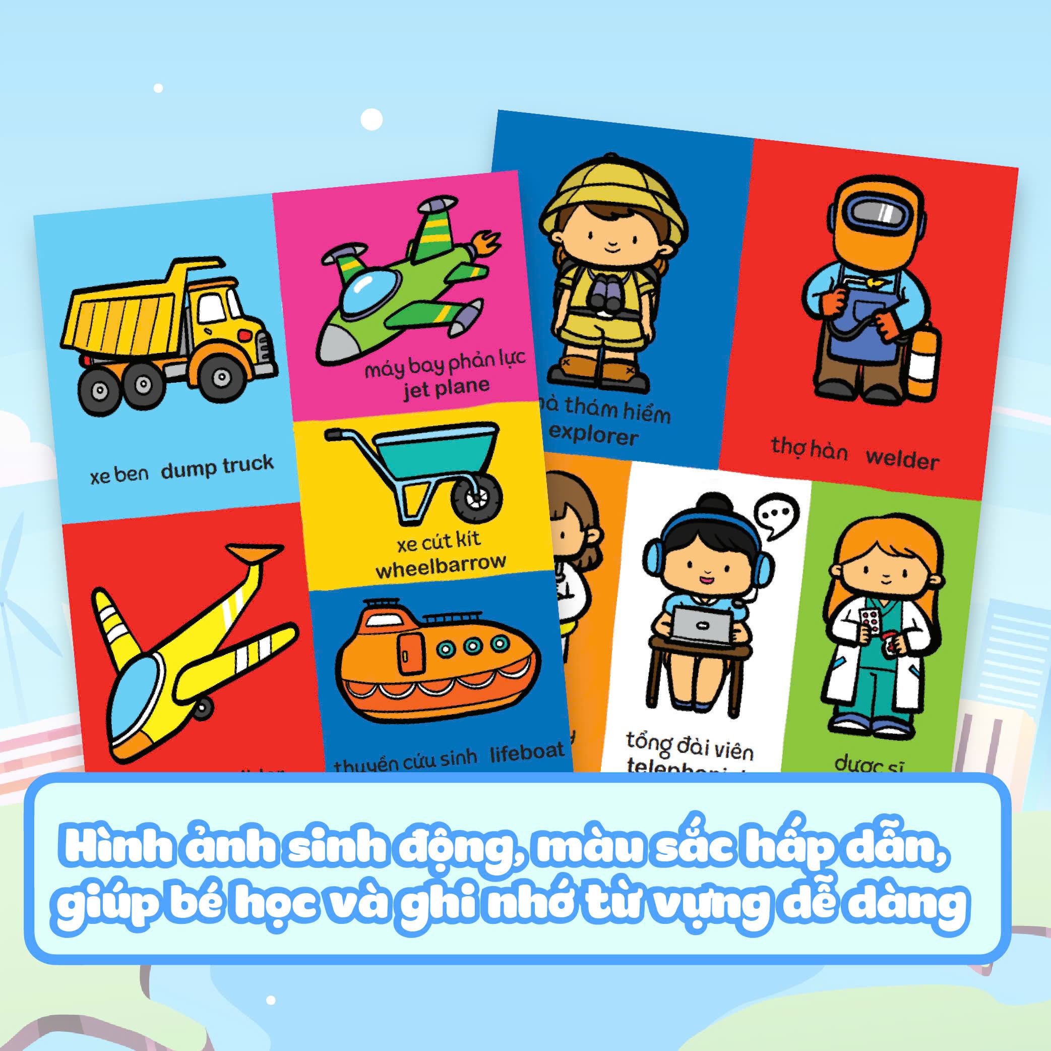 My First Transport &amp; Jobs - Giao thông &amp; Nghề nghiệp