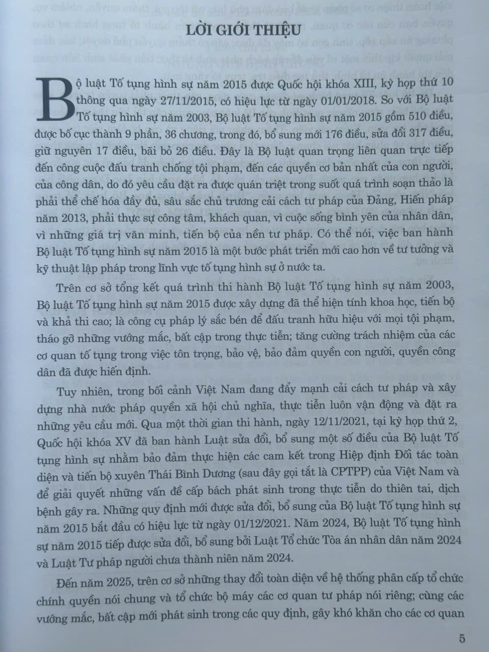 Sách Bình Luận Bộ Luật Tố Tụng Hình Sự năm 2015 sửa đổi năm 2021, 2024, 2025 (TS. Đinh Thế Hưng, TS. Trần Văn Biên) - V2657TA