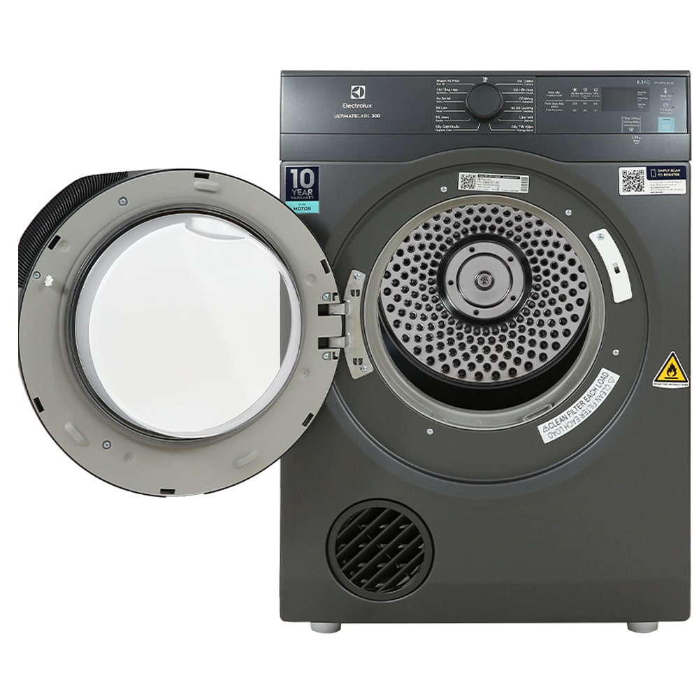 Máy sấy thông hơi Electrolux 8.5kg EDV854N3SB-Hàng chính hãng