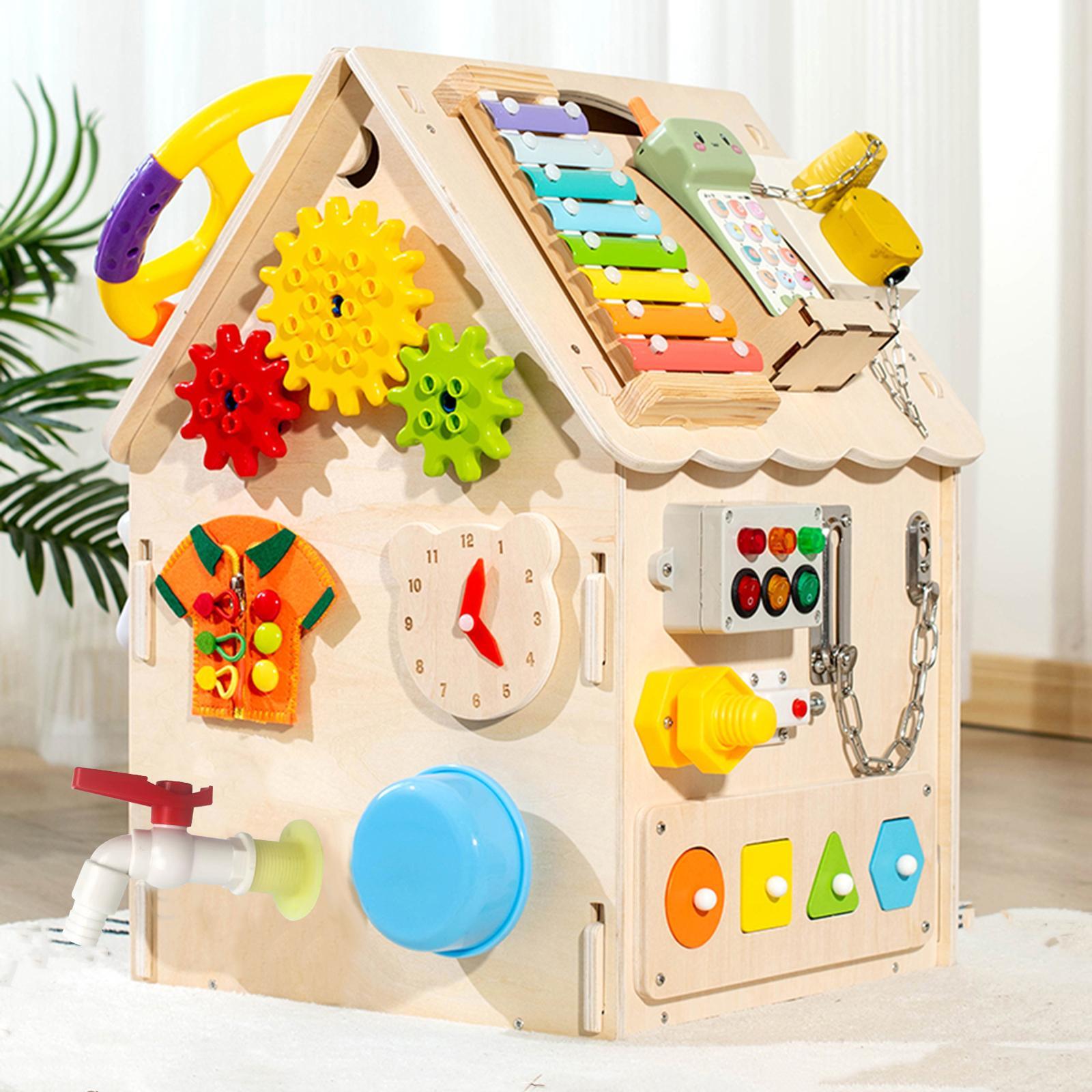 Busy Board Toy Early Educational Toys Practical Skill for Children Boys