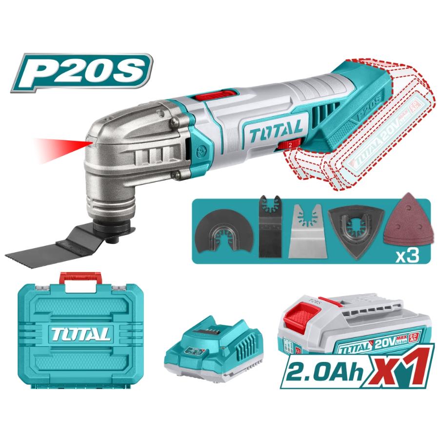 MÁY CẮT CÔNG CỤ ĐA NĂNG DÙNG PIN LITHIUM 20V TOTAL TMLI20228 - HÀNG CHÍNH HÃNG
