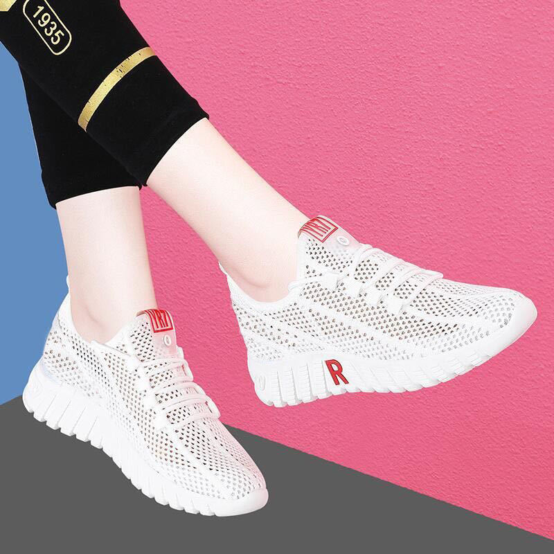 Giày sneaker thể thao nữ hàn quốc buộc dây siêu nhẹ V254