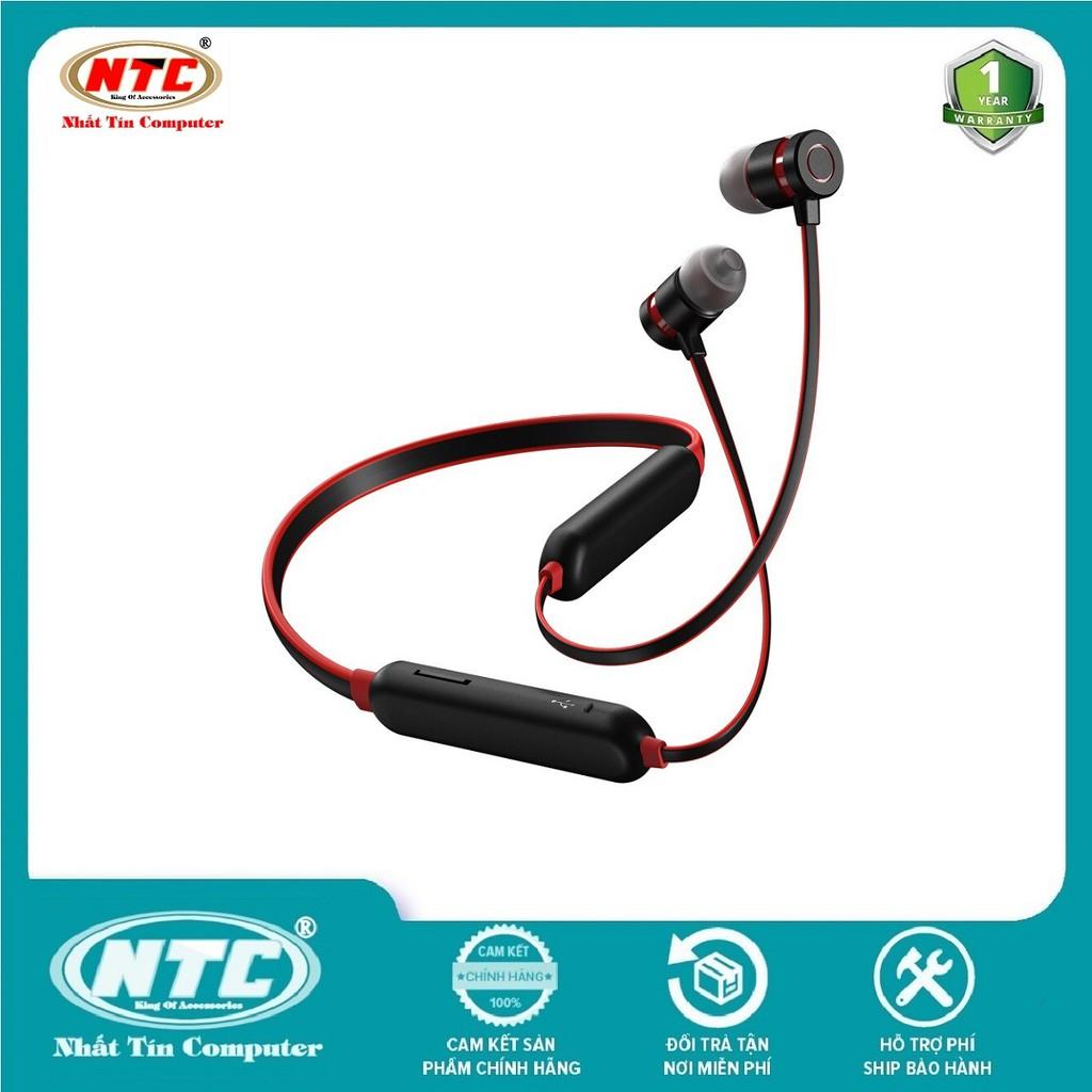 Tai nghe bluetooth Remax RX-S100 Neck-band Sports V5.0, pin dùng 10H, có khe gắn thẻ nhớ - Hàng chính hãng