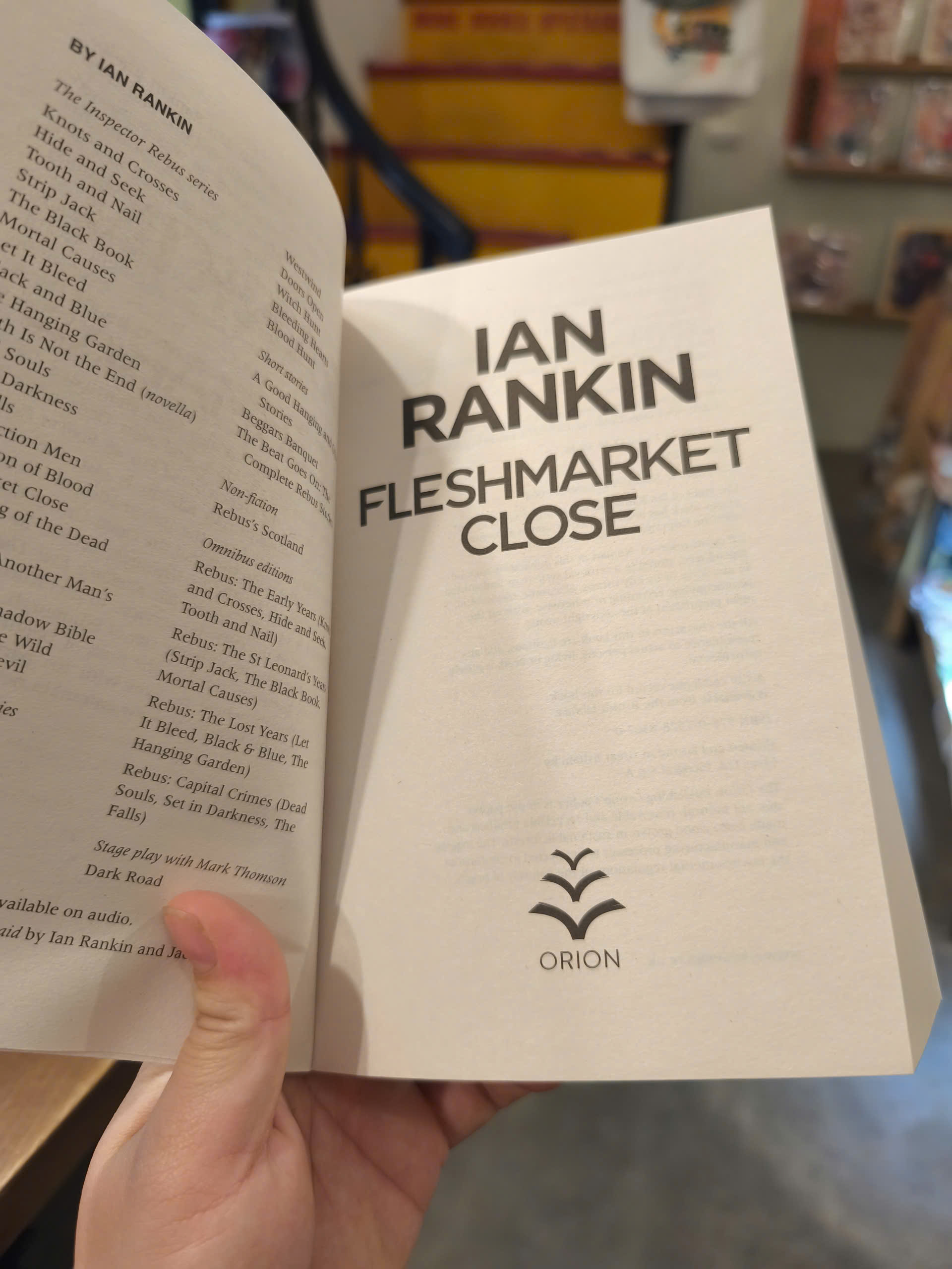 Sách - Fleshmarket Close by Ian Rankin | Mystery / Crime / Ngoại văn Nhập khẩu/ Trinh thám Tiếng Anh