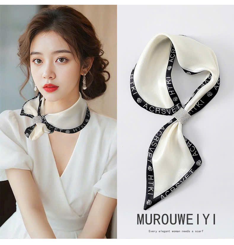 KHĂN LỤA DÀI KHĂN QUÀNG CỔ KHĂN CHOÀNG LỤA BĂNG ĐÔ TRANG TRÍ NƠ CAO CẤP ĐA NĂNG SANG TRỌNG THANH LỊCH MÃ 19
