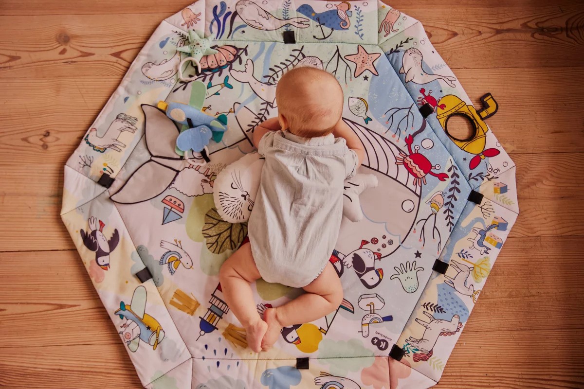 Thảm chơi thông minh cho bé từ sơ sinh Kinderkraft Smartplay Sea