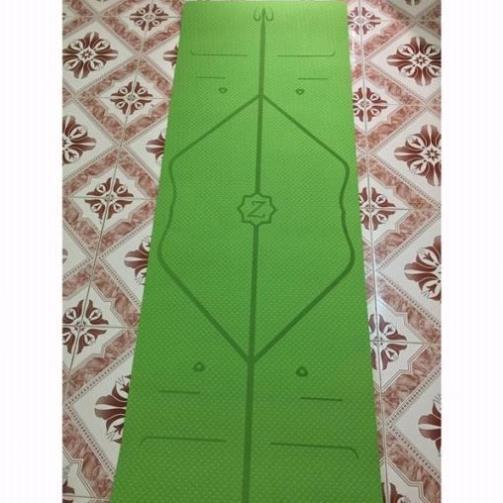 Thảm định tuyến 8mm Zen yoga Mat tặng túi đựng và dây buộc | KHỞI NGUYÊN SPORT