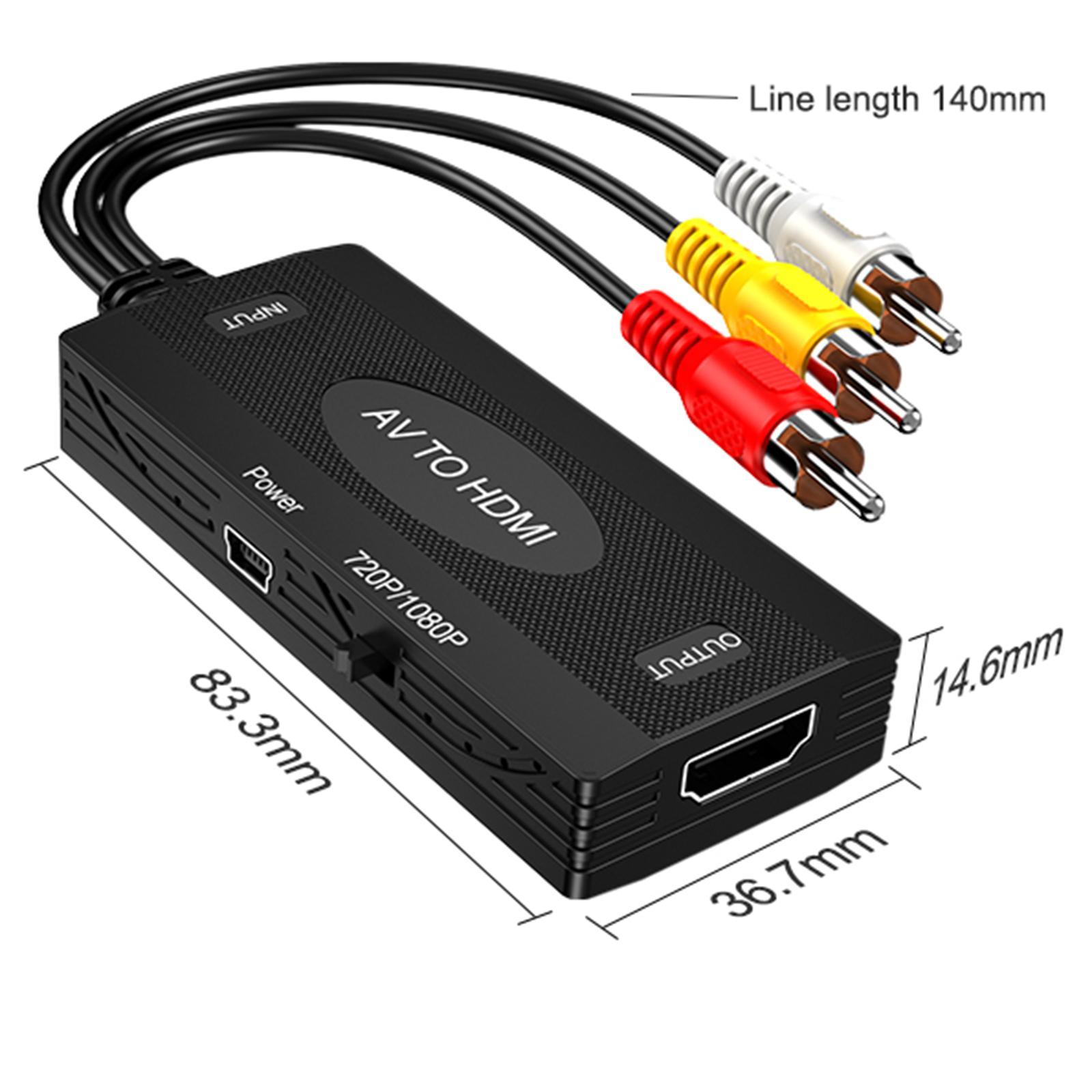 To / to Converter Cable AV Adapter for Laptop Tool