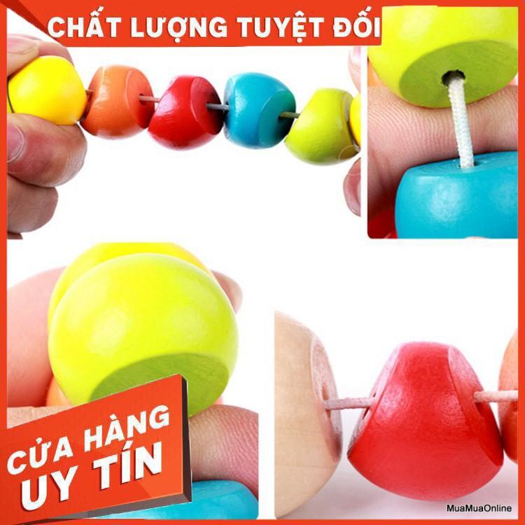 GIÁ SỐC- HCM- Con Sâu Gỗ_Đồ Chơi Con Sâu Gỗ Nhiều Màu Vui Nhộn Cho Bé Học Màu Sắc
