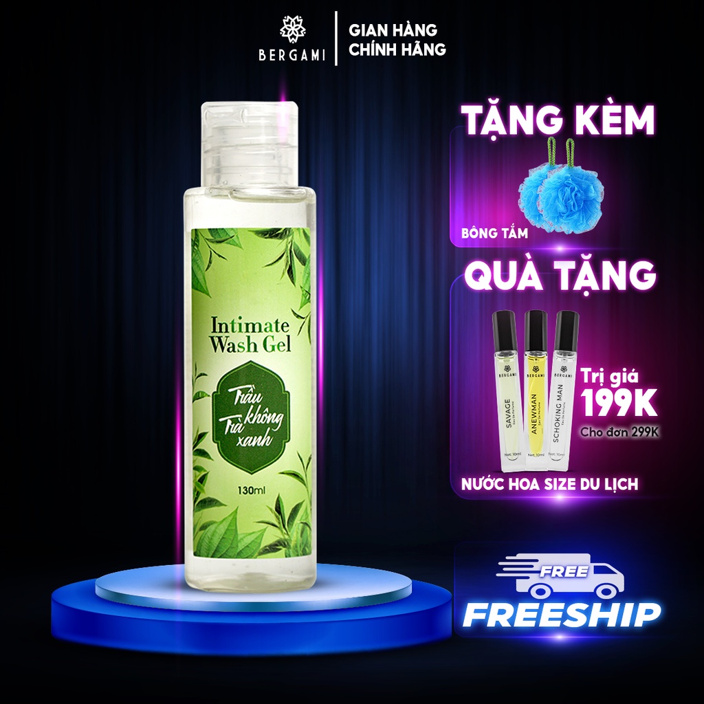 Dung dịch vệ sinh phụ nữ Begami, tinh chất trầu trà kháng khuẩn, khử mùi giảm viêm ngứa dung tích 130ml