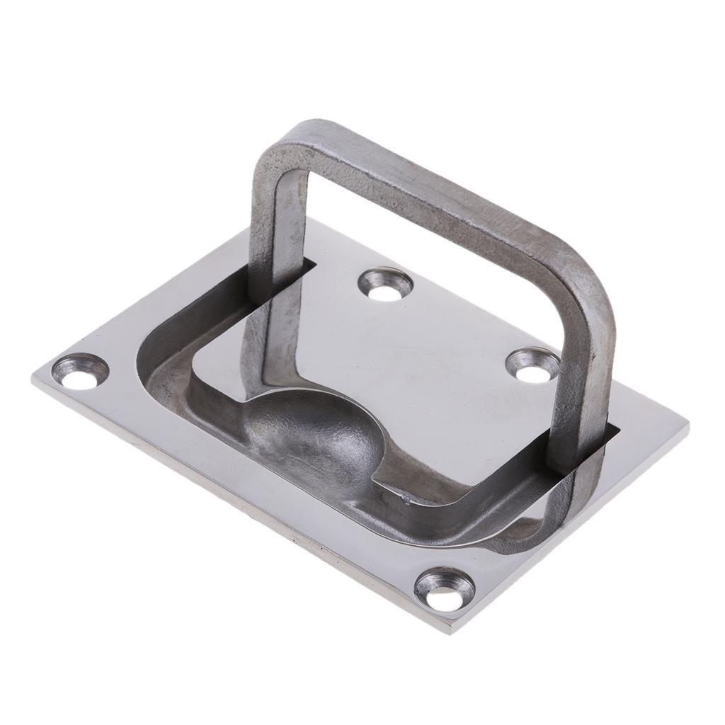2pc Stainless Steel Boat Flush Fitting Lifting Pull Lift Handle