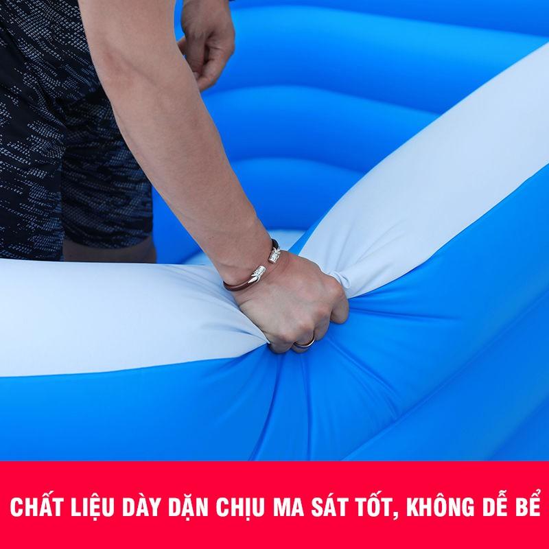 Bể Bơi To Mùa Hè 2.1 Mét 3 Tầng Tặng Kèm Dụng Cụ Bơm Đạp Chân Hồ Kích Cỡ To Cho Người Lớn Và Bé