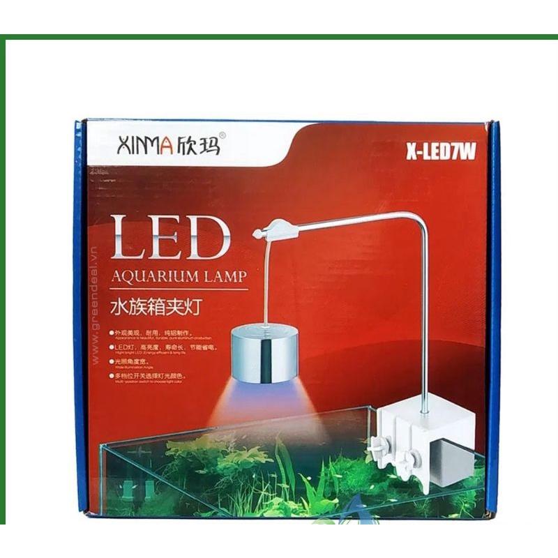 ĐÈN LED LON KẸP THÀNH HỒ XINMA AQUARIUM LAMP 7W (Ánh sáng trắng)