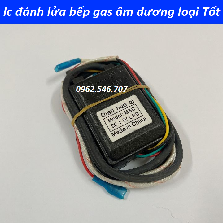 Bộ 1 IC 2 lò điện tử đánh tia lửa điện bếp gas âm đa năng