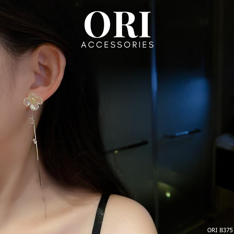 Bông tai nữ Bông hoa dáng dài Fiona độc đáo thời trang ORI ACCESSORIES B375