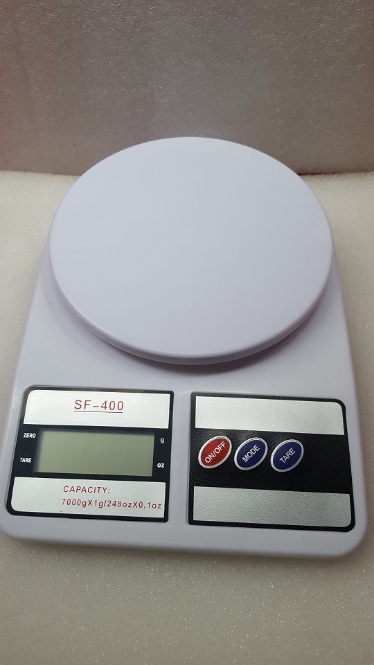 Cân điện tử để bàn Kitchen Scale SF-400, tải trọng tối đa 7Kg - Hàng chính hãng