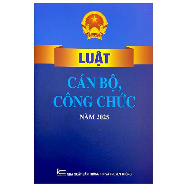 Sách - Luật Cán Bộ Công Chức Năm 2025
