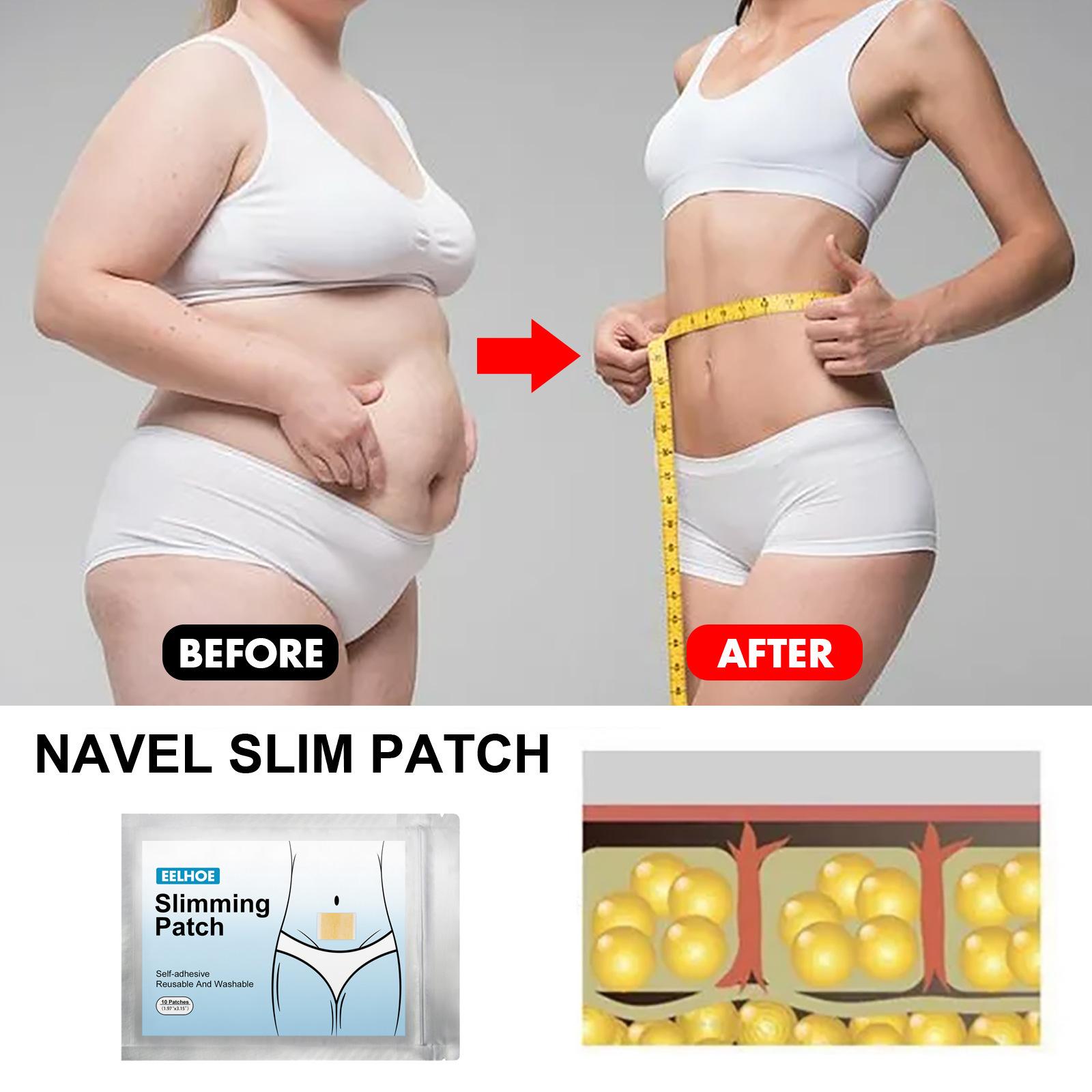 10 chiếc / 1 túi miếng dán giảm béo nhanh chóng miếng dán đốt cháy mỡ thừa miếng dán rốn thảo dược
