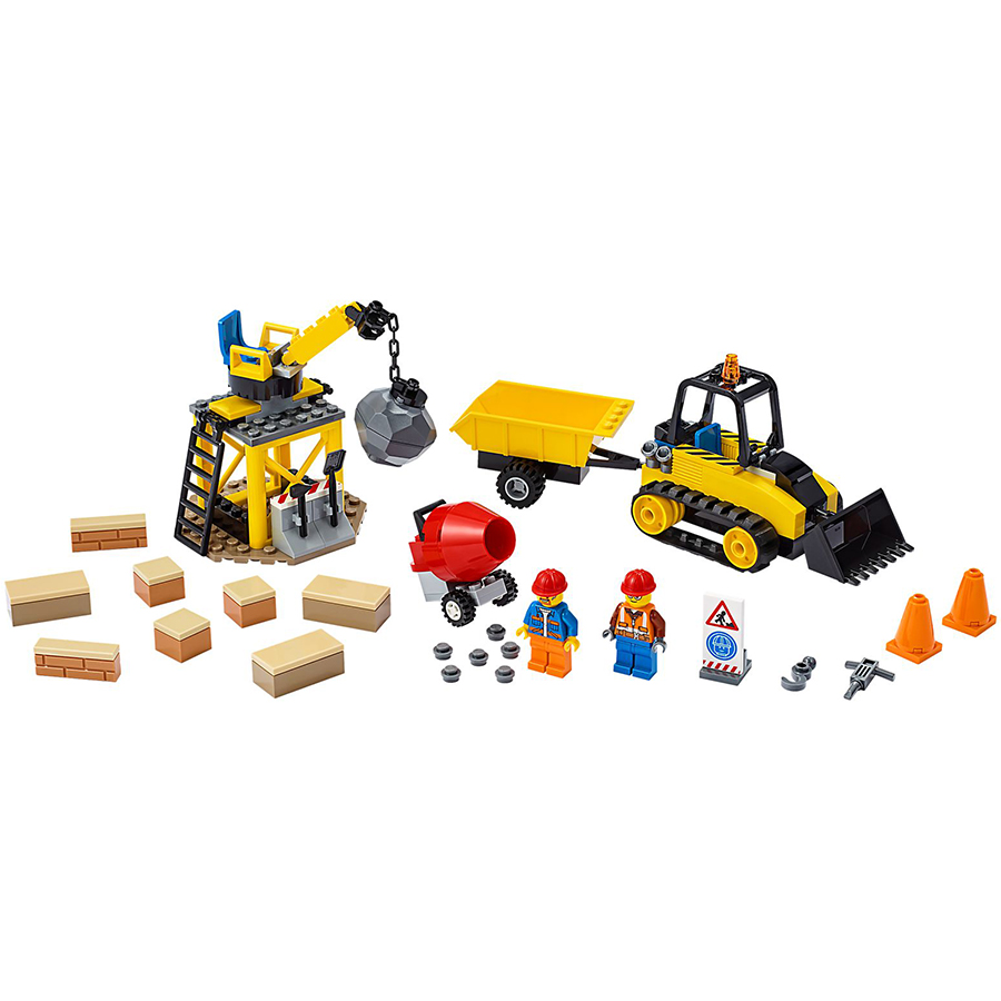 Đồ Chơi Lắp Ráp Lego City Máy Ủi Công Trình 60252 (126 Chi Tiết)