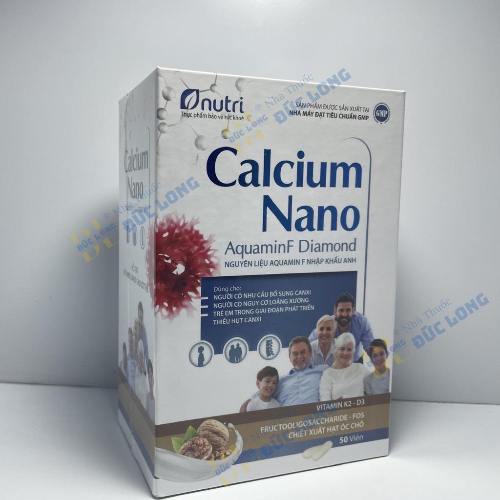 Calcium Nano AquaminF Diamond – Hỗ trợ bổ sung canxi cho cơ thể - Hộp 50 viên
