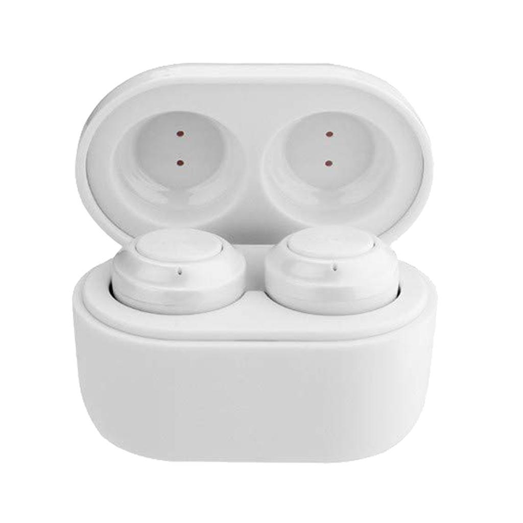 Handsfree Mini Bluetooth Headphones Wireless Earphones White