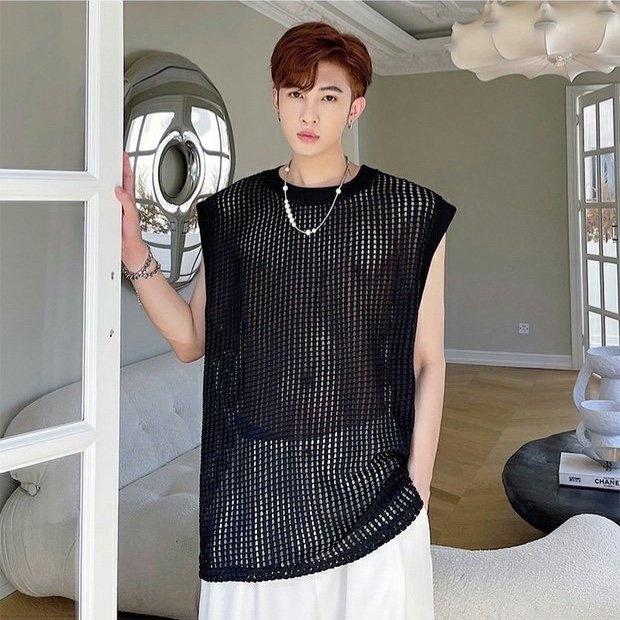 Áo tank top Lưới unisex