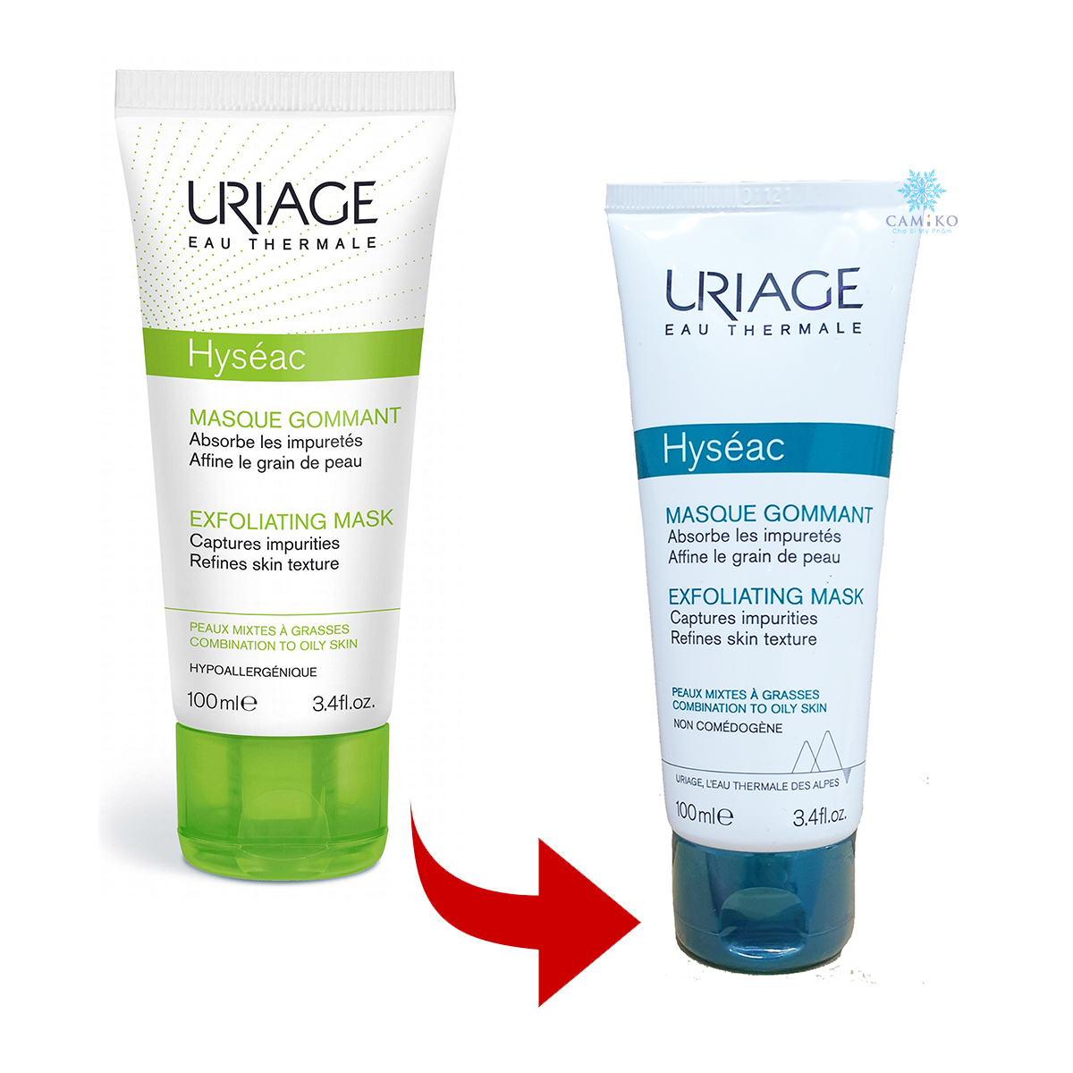Mặt Nạ Tẩy Tế Bào Chết Da Nhờn Mụn Uriage Hyséac Masque Gommant