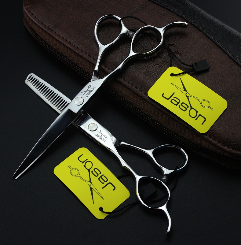 Bộ kéo cắt tóc tay trái Nhật Bản Ja Son - Kéo cắt tóc tay trái 6.0 inch cao cấp cho gia đình và Salon