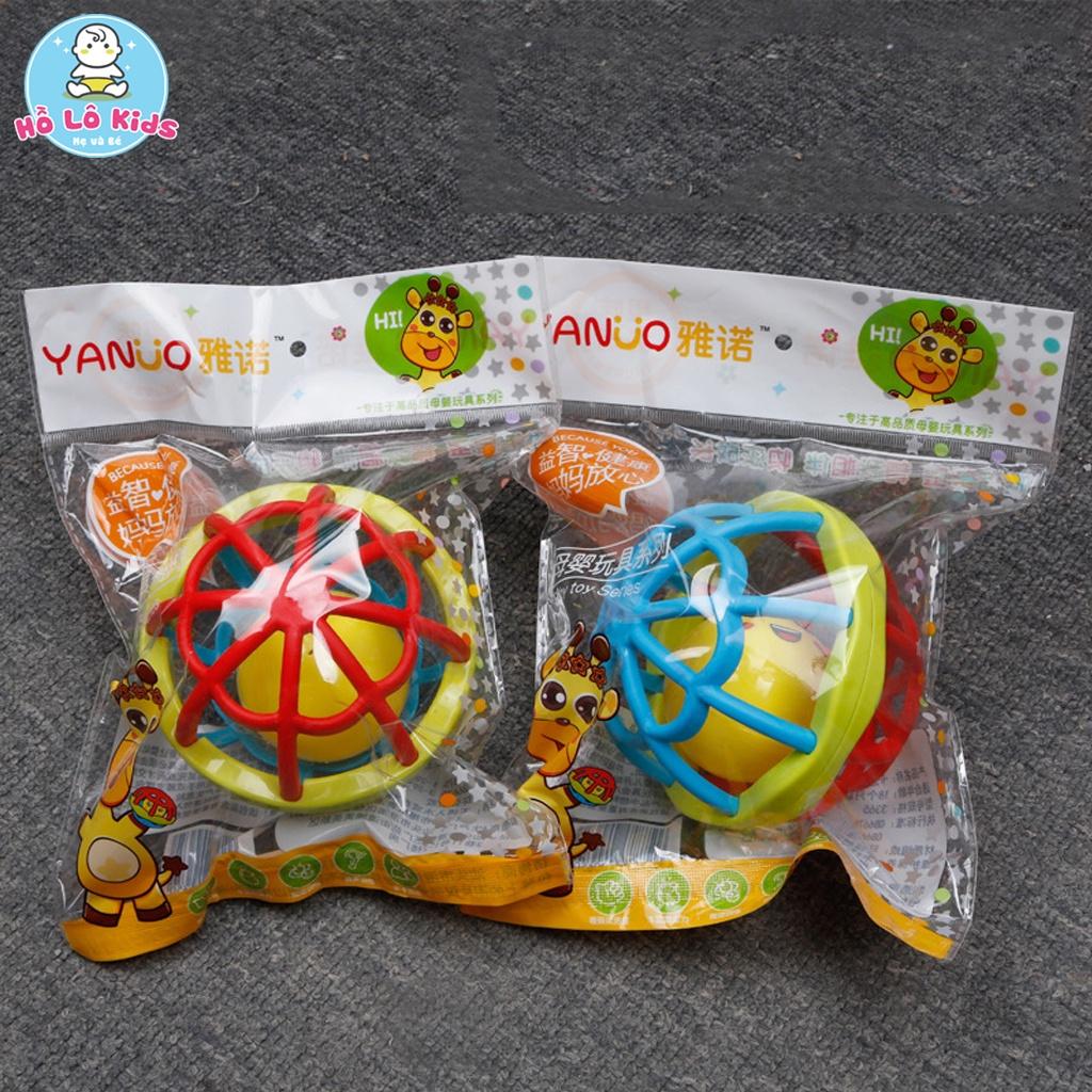 Combo bóng và chùy 2 đầu đồ chơi lục lạc xúc xắc cho bé Hồ Lô Kids