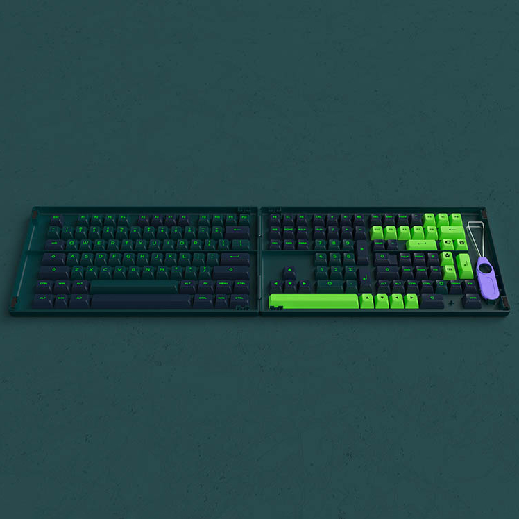 Nút Bàn Phím Cơ AKKO Keycap Set - Wave (ASA Pofile) - Hàng Chính Hãng