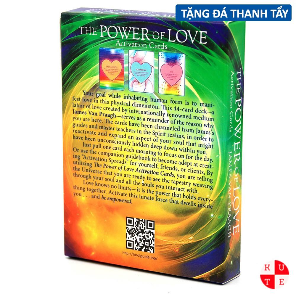 Bài Tarot The Power Of Love Activations Cards 44 Lá Bài Tặng Đá Thanh Tẩy