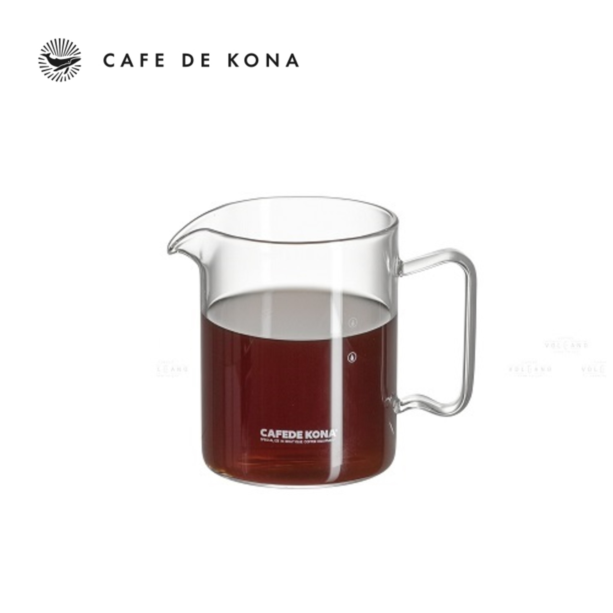 Bình ca thủy tinh thân đứng CAFE DE KONA