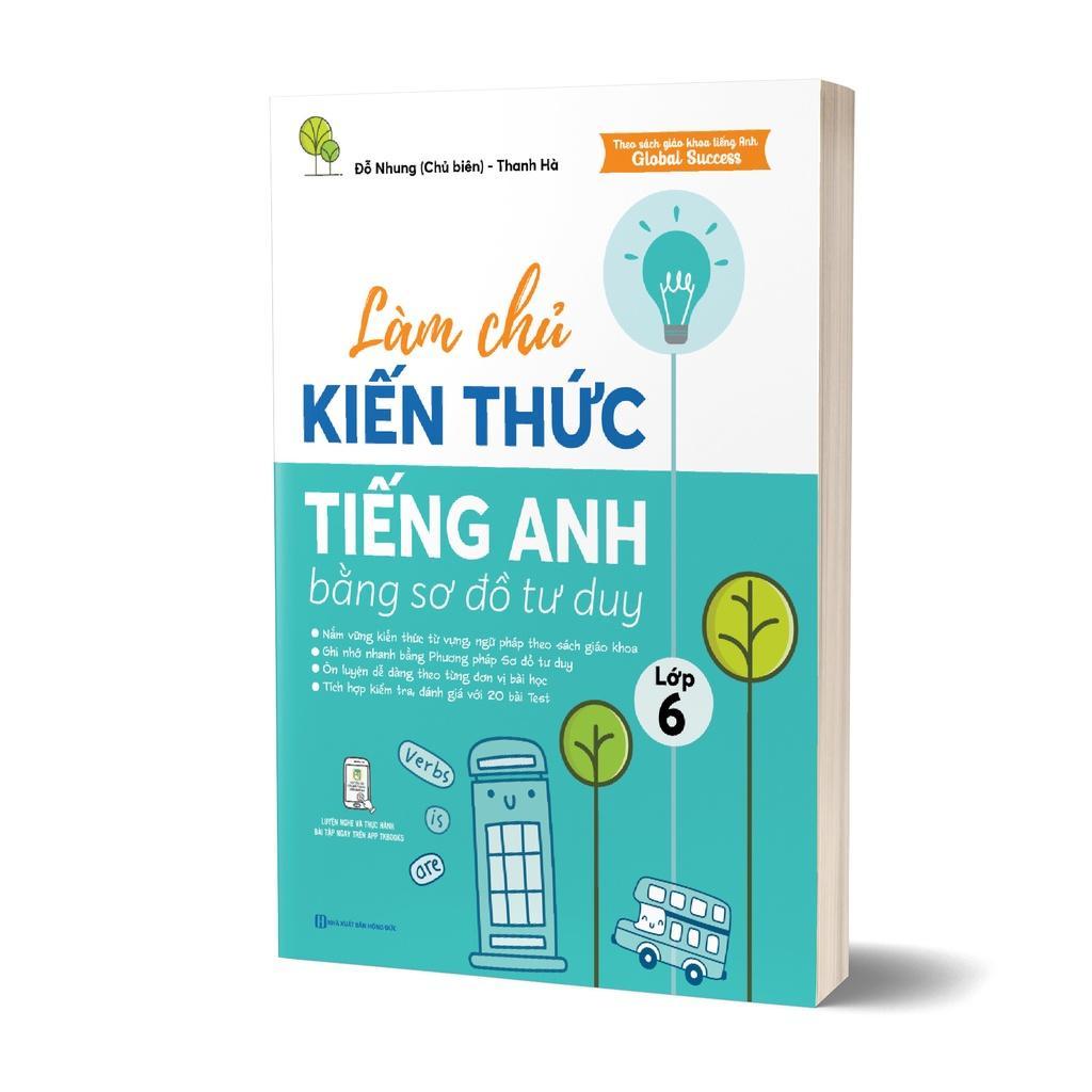 Làm chủ kiến thức tiếng Anh bằng sơ đồ tư duy lớp 6 - Học kèm app - Bản Quyền