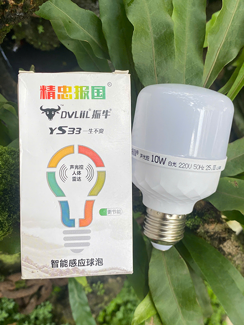 Bóng Đèn Cảm Ứng Hồng Ngoại 10W Tự Bật / Tắt Khi Phát Hiện Chuyển Động Tiết Kiệm Năng Lượng