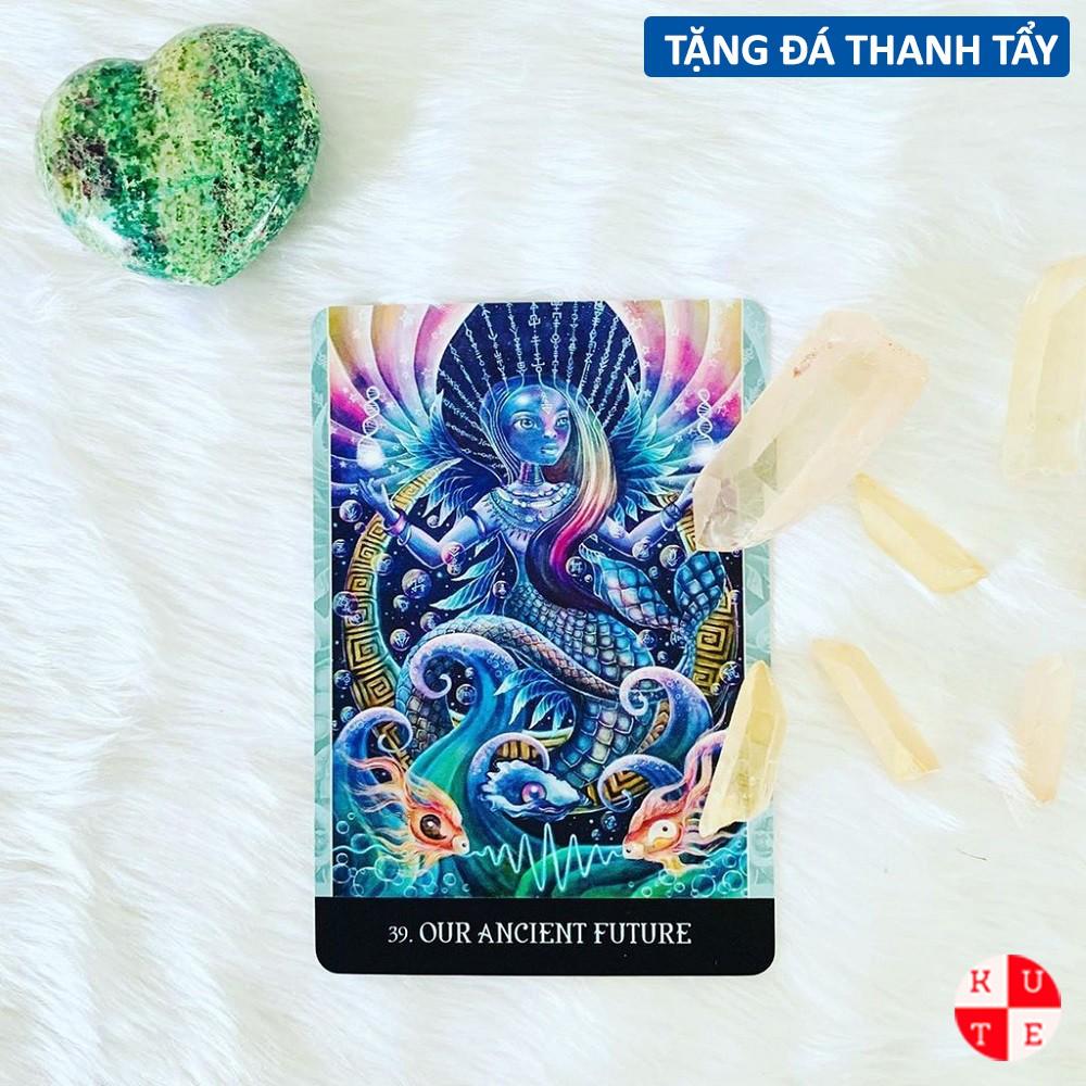 Bài Oracle Beyond Lemuria 52 Lá Bài Tặng Đá Thanh Tẩy