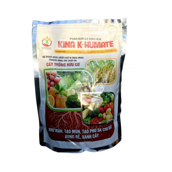 Phân bón lá sinh học KINA K HUMATE gói 1Kg