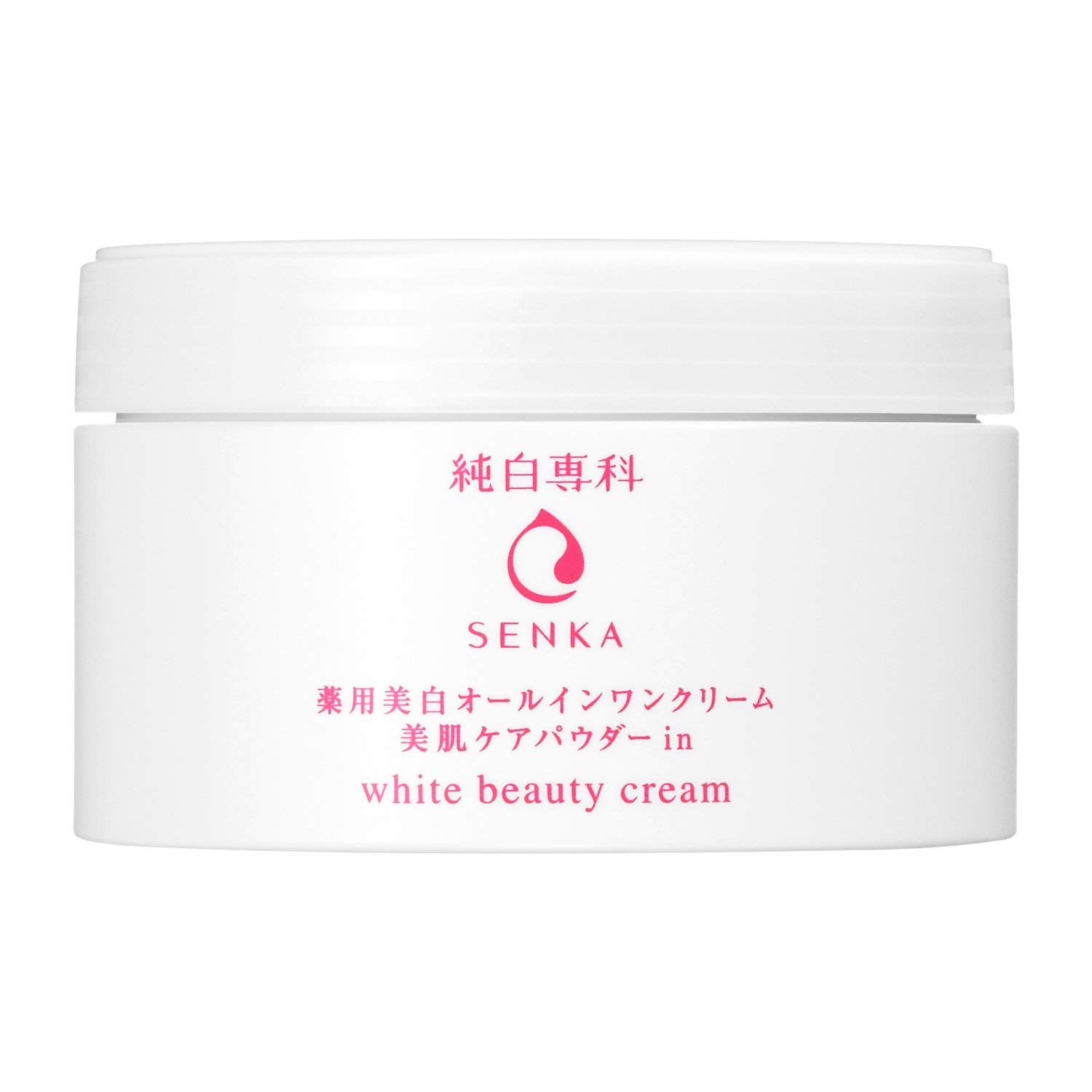 Bộ sản phẩm dưỡng trắng da toàn diện Senka White Beauty (gồm Kem Dưỡng Trắng Da Chống Nắng Ban Ngày Senka White Beauty Glow UV Cream SPF 25 PA ++ 50g và Kem Dưỡng Trắng Da Ban Đêm Senka White Beauty Glow Gel Cream 50