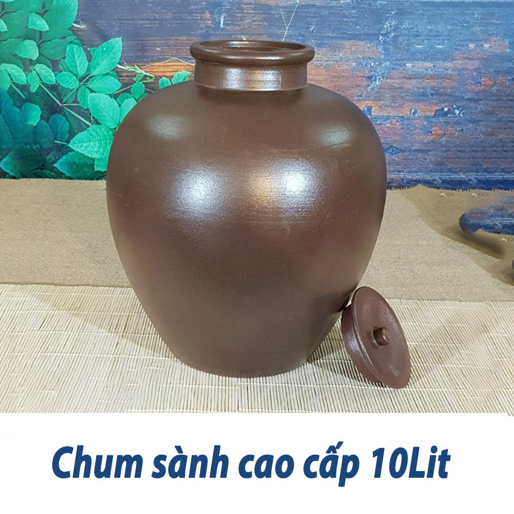 Chum Sành Ngâm Rươu Mẫu Trơn Gốm Sứ Bat Trang