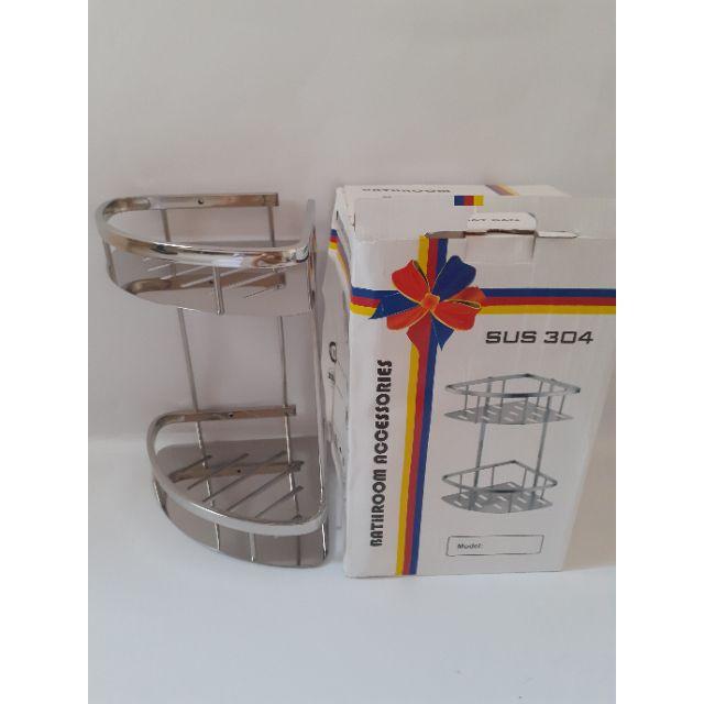 Kệ góc nhà tắm inox 304 cao cấp sang trọng