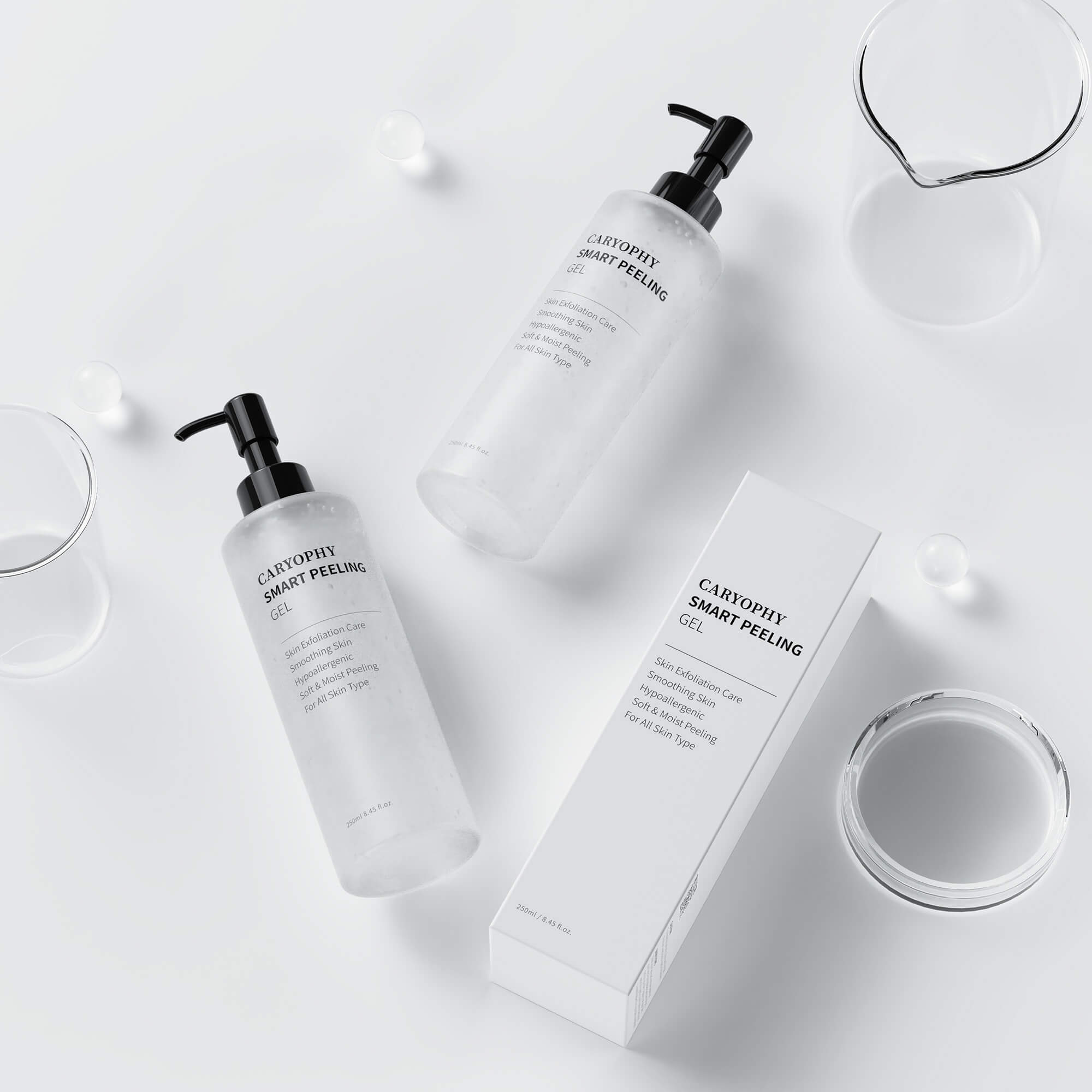 Gel Tẩy Tế Bào Chết Caryophy Smart Peeling Gel 250ml + Tặng 1 Băng đô tai mèo