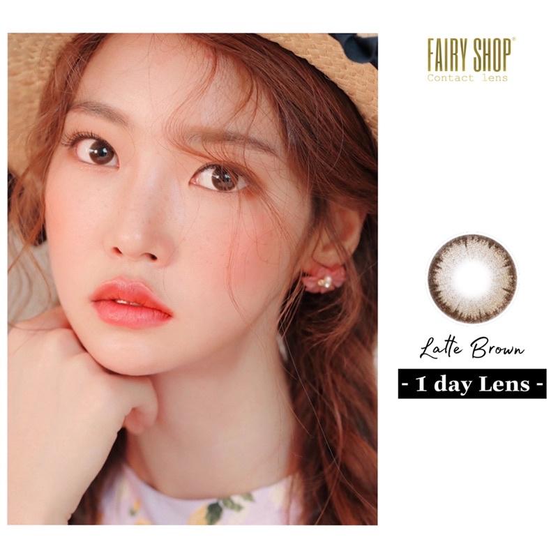 Lens 1 Ngày Latte Brown - Kính Áp Tròng 1 Ngày FAIRY SHOP CONTACT LENS