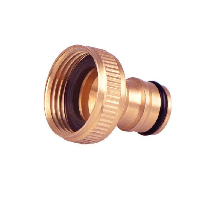 ĐẦU NỐI ZEN TRONG 25MM RA KHỚP NỐI NHANH -ĐỒNG THAU - 521