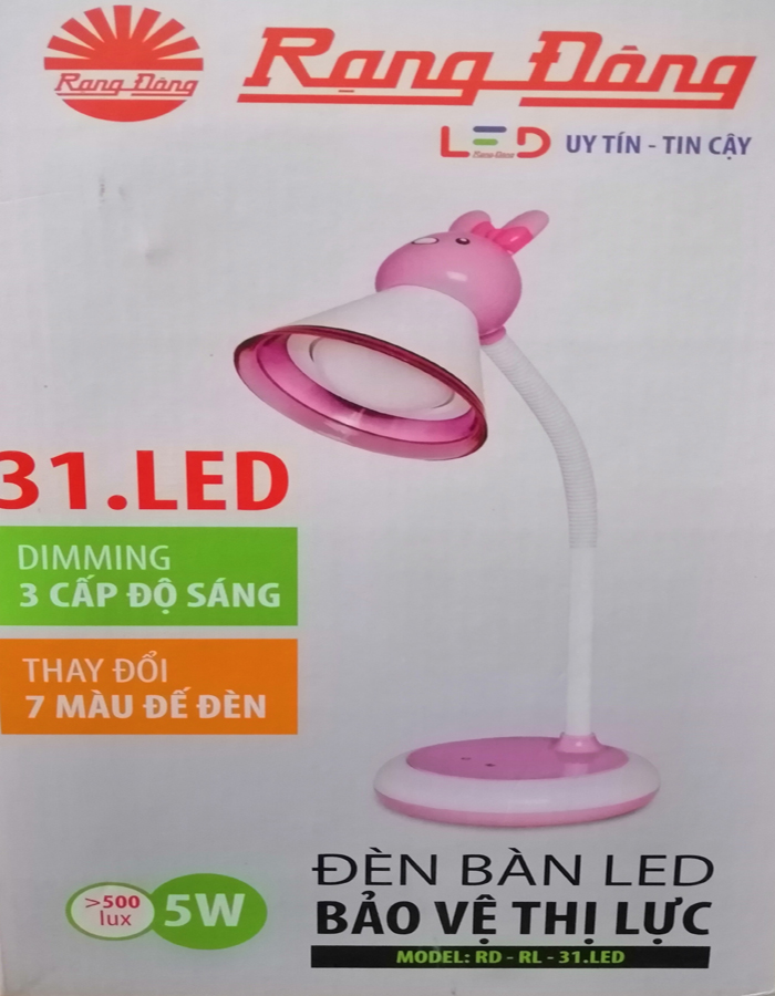 Đèn bàn LED cảm ứng bảo vệ thị lực Rạng Đông , Model RD-RL-31.LED