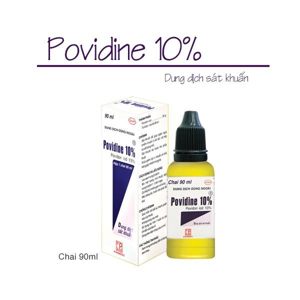 POVIDINE IOD 10% 90ML - DUNG DỊCH SÁT KHUẨN VẾT THƯƠNG