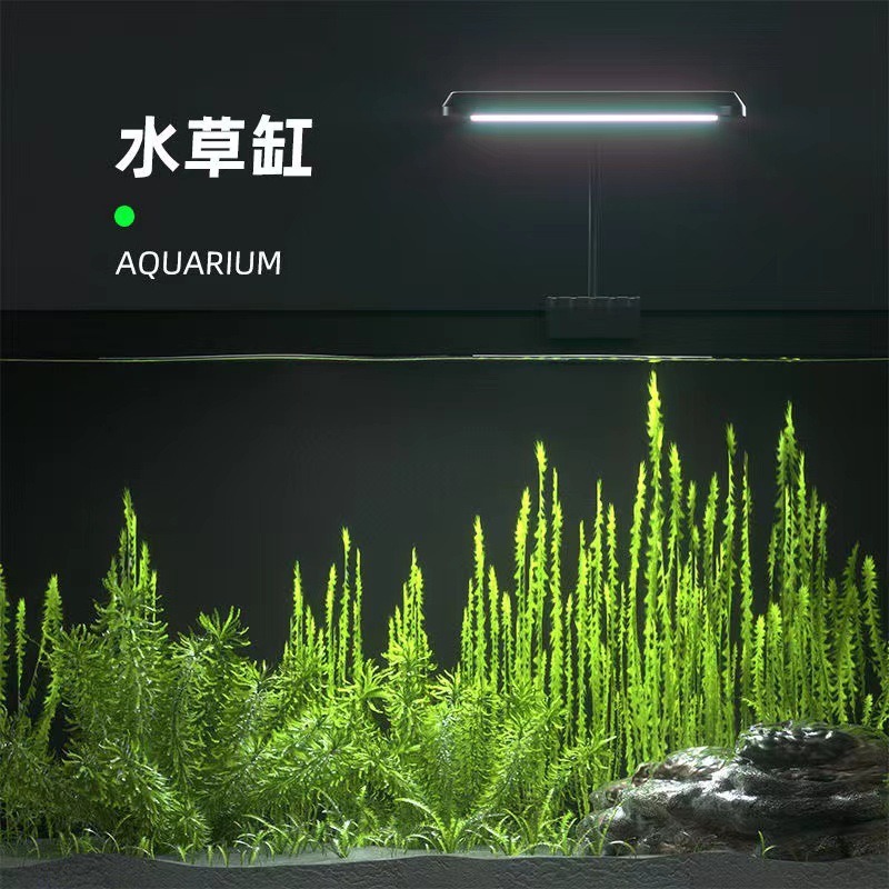 Đèn Led RGB DEYAO CF 02 -cho bể thủy sinh, Đèn LED kẹp RGB đỏ cá không đỏ nước-đèn cho hồ cá cảnh -shopleo