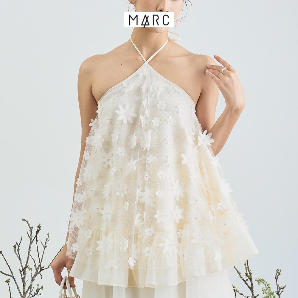 [COUPON 100K] Áo dài cách tân nữ MARC FASHION dáng cổ yếm Như Ý TRSH120222