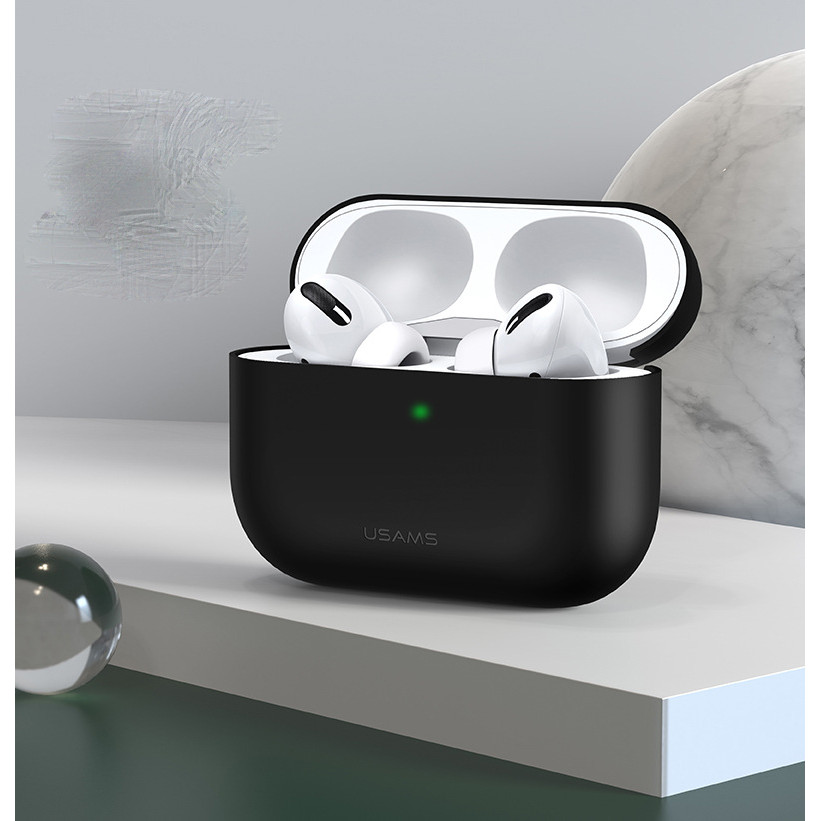 Ốp Case Bảo Vệ Silicon Usams Cho Airpods Pro_Hàng Nhập Khẩu