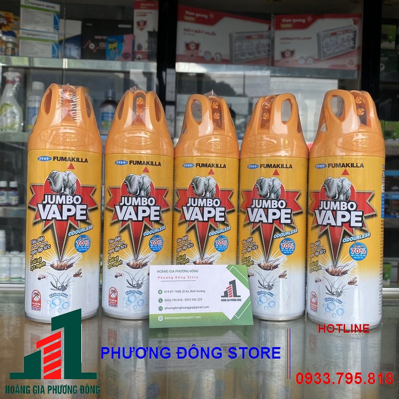 Bình xịt muỗi và côn trùng Jumbo _ 300ml