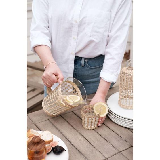 Cốc loe lót cói, cốc vintage phong cách Bắc Âu | Cappiano home