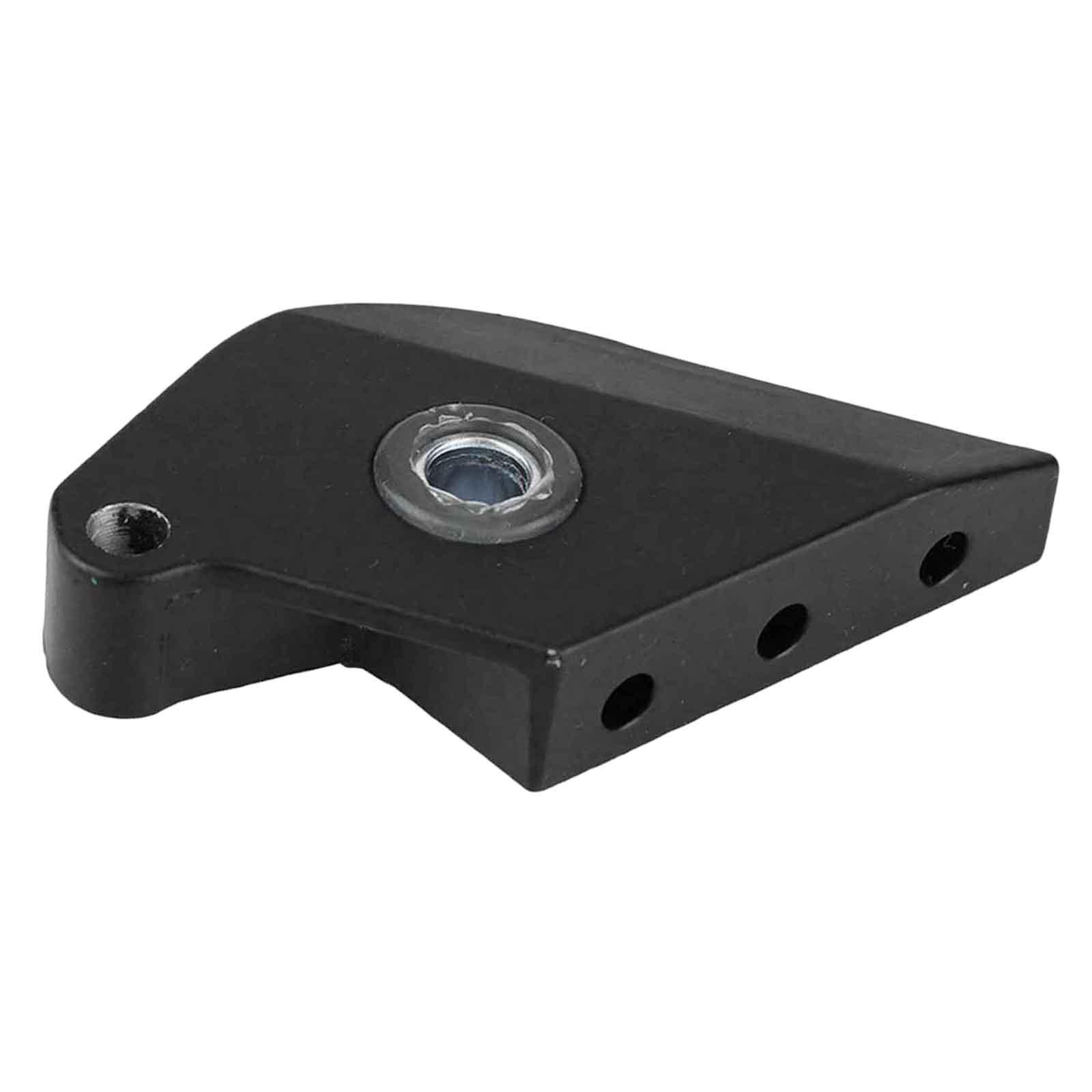 Folding Front Slide Black for Electric Scooter Durable Solid Aluminum Alloy Simple Design Fit for 8 Inch Electric Scooter Easy to Carry